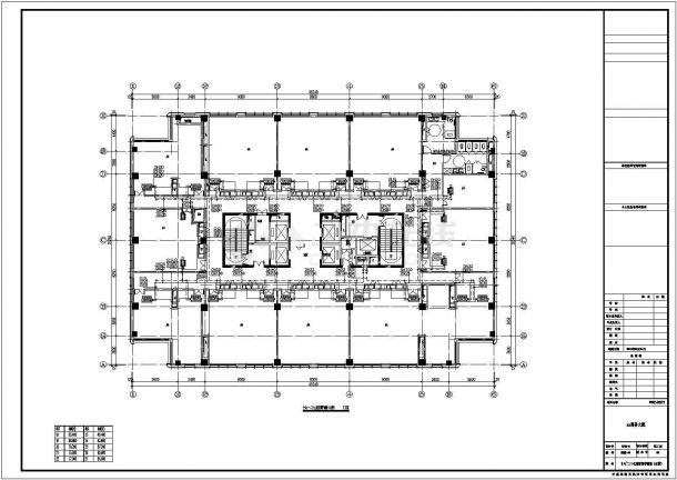四万平27层商务大厦暖通全套施工图（地下一层，共34张）-图二