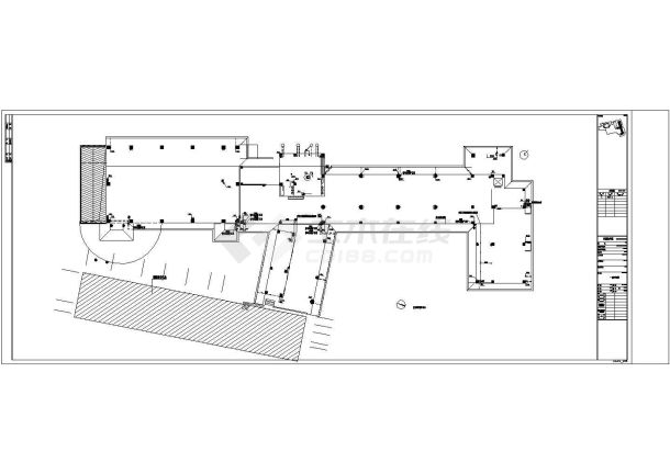 [成都]某7000㎡四层小学教学楼给排水施工设计图纸-图二