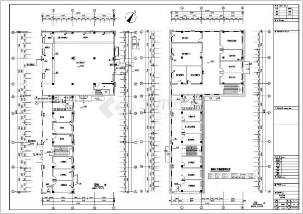 [四川]20210.4㎡八层办公楼给排水消防施工图纸（2栋楼）-图二