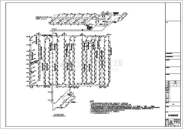 [厦门]某12层医院内科综合大楼给排水施工工程图纸-图一