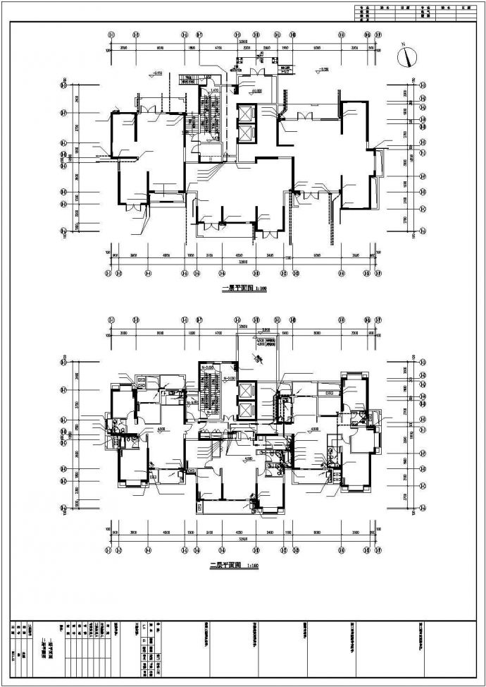 [福建]26层高档住宅楼给排水施工图纸_图1