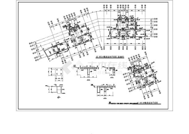 【江苏】某框架结构三十三层住宅结构设计施工图-图二