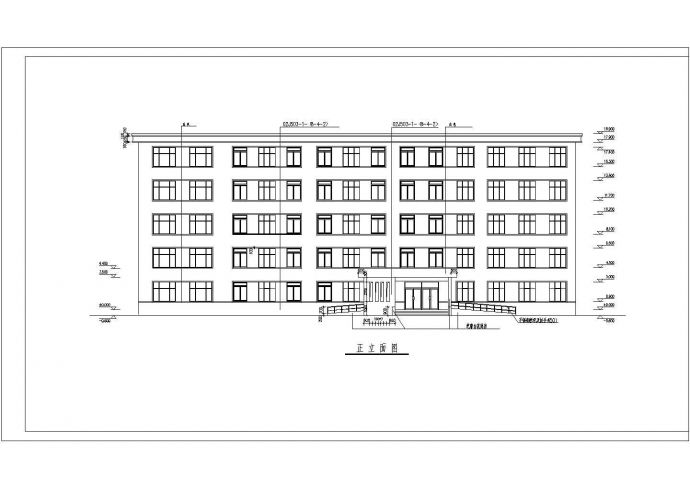 一栋五层的中小学教学楼建筑方案设计_图1
