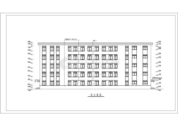 一栋五层的中小学教学楼建筑方案设计-图二