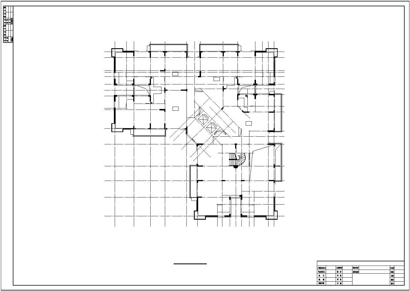 【贵州】某复杂小高层建筑结构设计施工图（抗震6度）