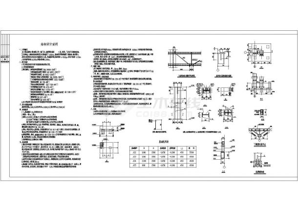 某18x84M单层门式刚架厂房结构设计图（独立基础,桩基础）-图二