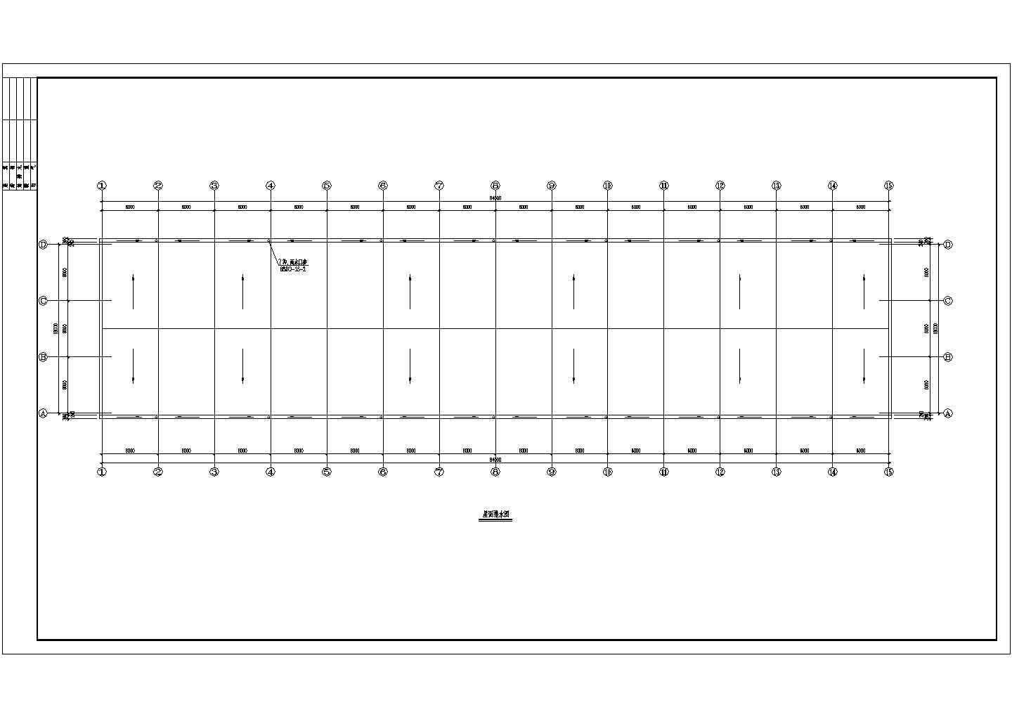 某18x84M单层门式刚架厂房结构设计图（独立基础,桩基础）