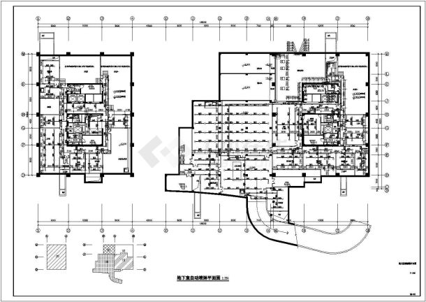 [江苏]某60536.9㎡十九层市民中心建筑给排水施工工程图纸-图二