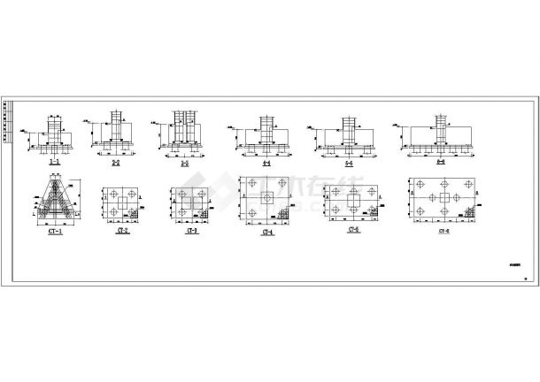 【乐山】某六层框架结构综合楼结构设计施工图-图二