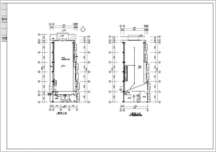 某二层钢筋混凝土结构办公楼电气施工图纸（高10.80米）_图1