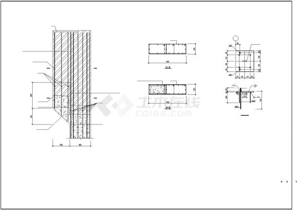 合肥某跨度18.6m单层钢结构厂房结构设计图（独立基础）-图一