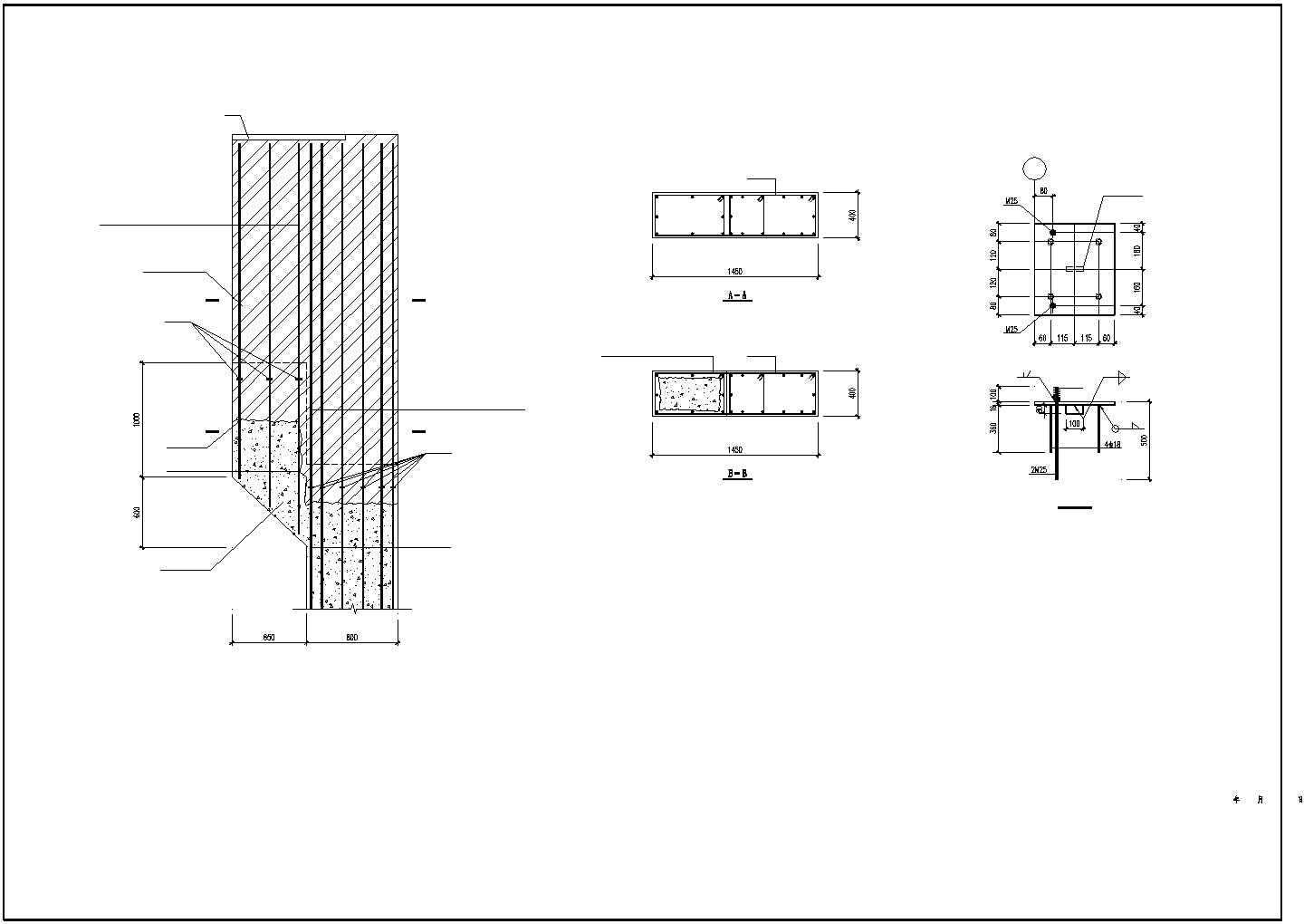 合肥某跨度18.6m单层钢结构厂房结构设计图（独立基础）