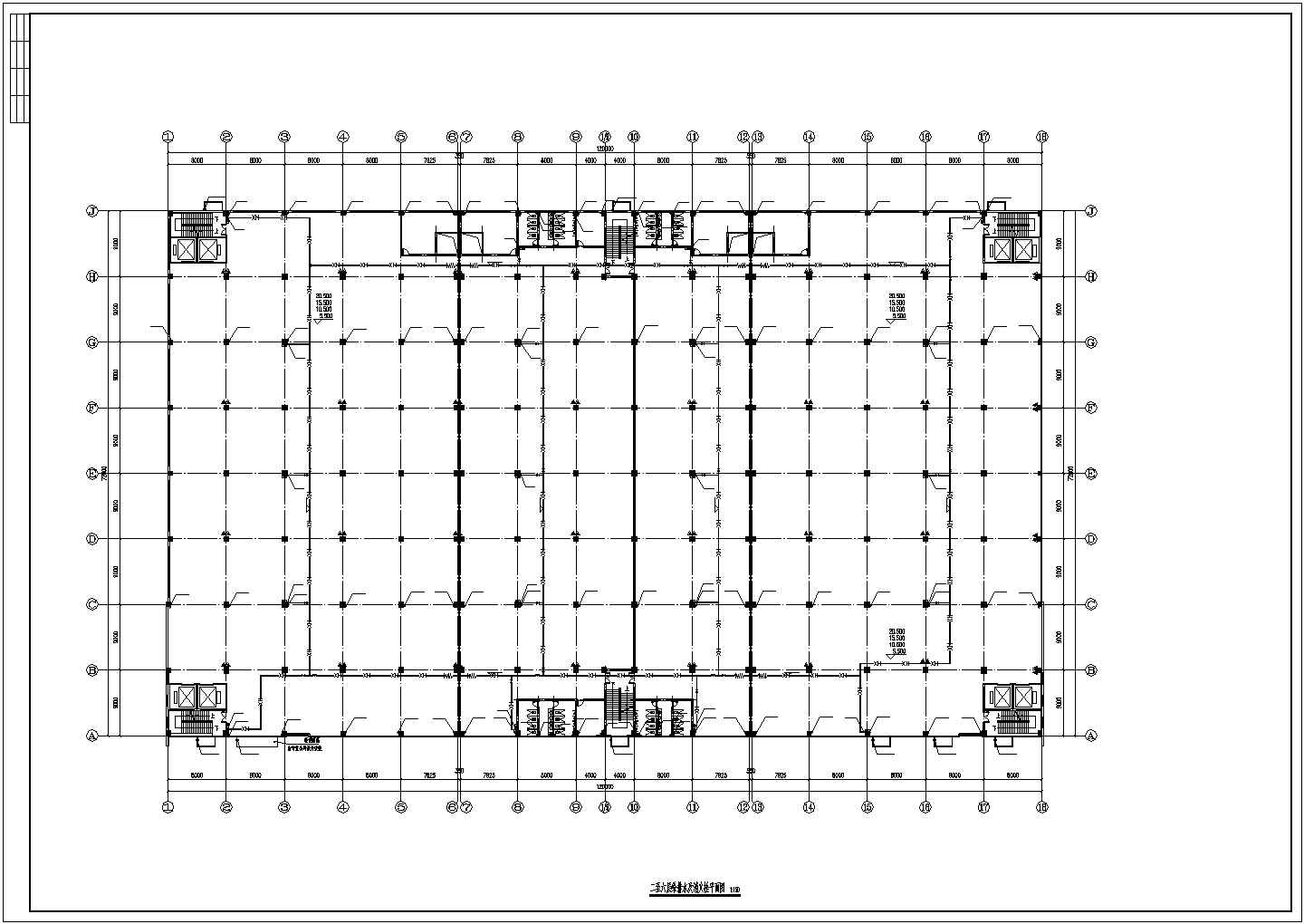 多层丙类工厂给排水系统规划CAD套图