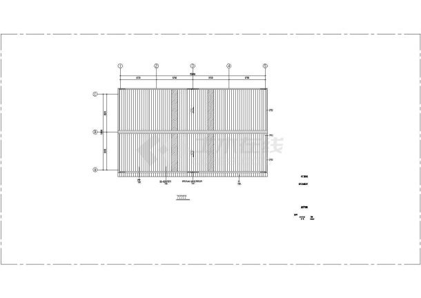 12米小跨度单层门式刚架厂房结构设计图（混凝土基础）-图一