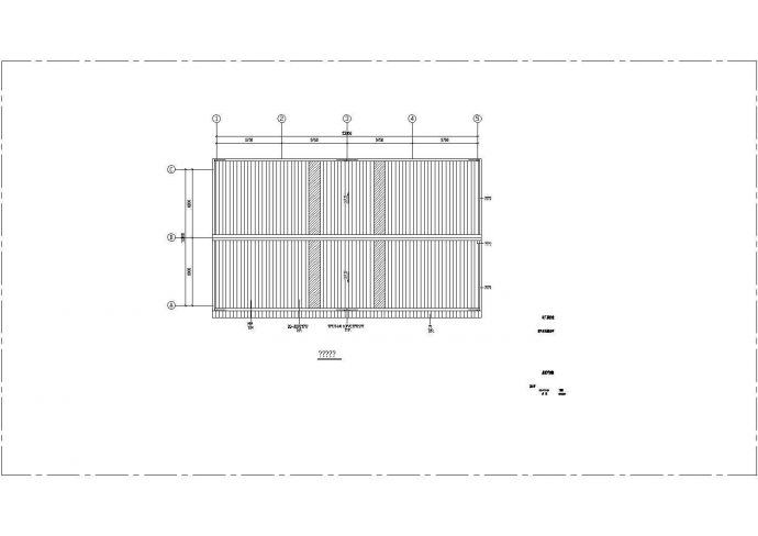 12米小跨度单层门式刚架厂房结构设计图（混凝土基础）_图1