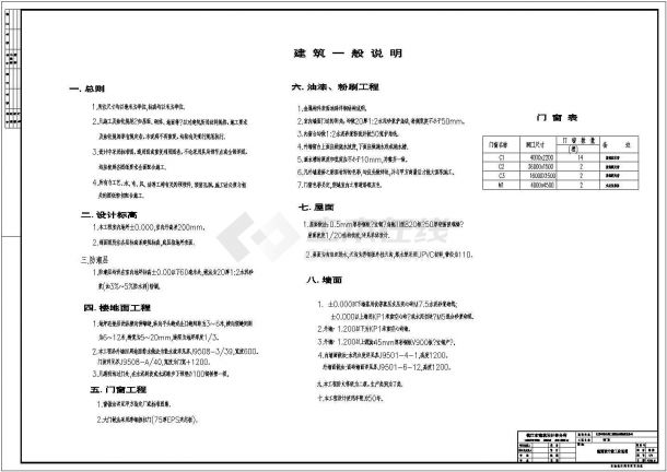 江苏某设备制造有限公司2#厂房结构设计图（含建筑设计）-图二