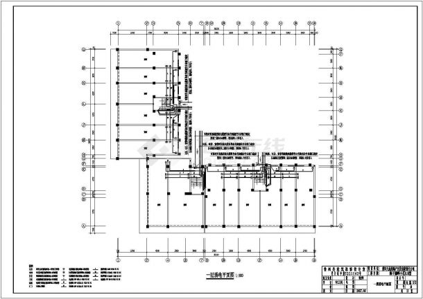 某地六层框架结构商住楼电气设计施工图-图二