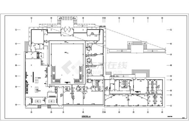 [河北]5069.99㎡四层公寓酒店电气施工设计图纸-图一