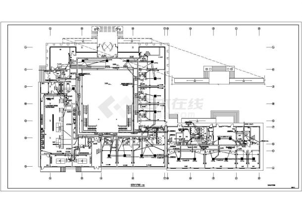 [河北]5069.99㎡四层公寓酒店电气施工设计图纸-图二
