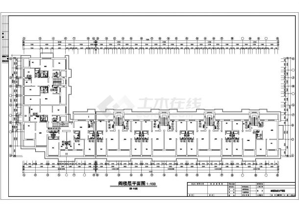 【哈尔滨】某六层住宅带阁楼给排水设计施工图-图二