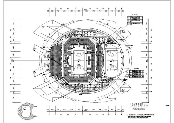 18781.4㎡二层大型体育馆全套电气施工图纸_图1