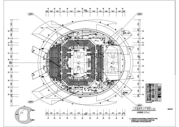 18781.4㎡二层大型体育馆全套电气施工图纸-图二