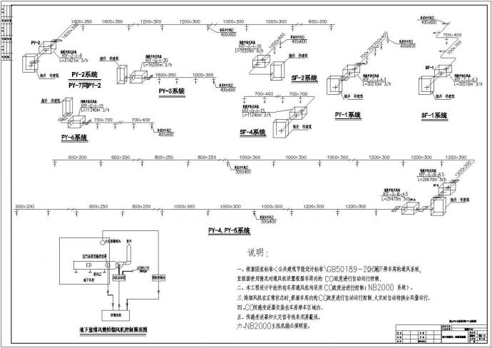 【长沙】48000㎡商务中心暖通空调设计施工图_图1