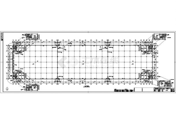 昆山某地两层框架结构厂房建筑设计施工图纸-图二