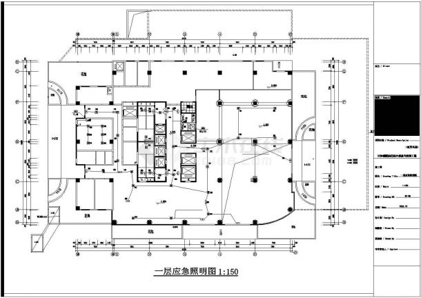 [郑州]某医院二十三层住院大楼强电部分电气装修图纸-图一