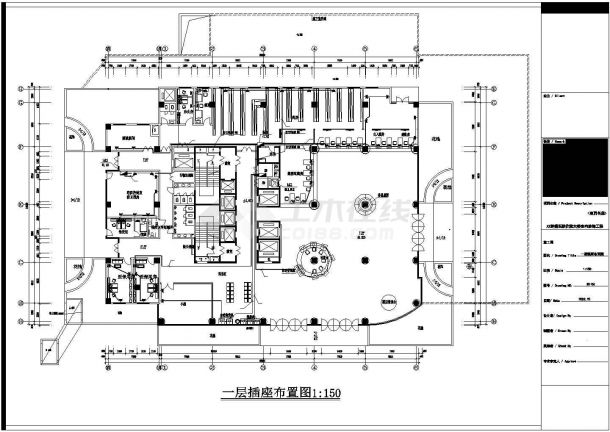 [郑州]某医院二十三层住院大楼强电部分电气装修图纸-图二