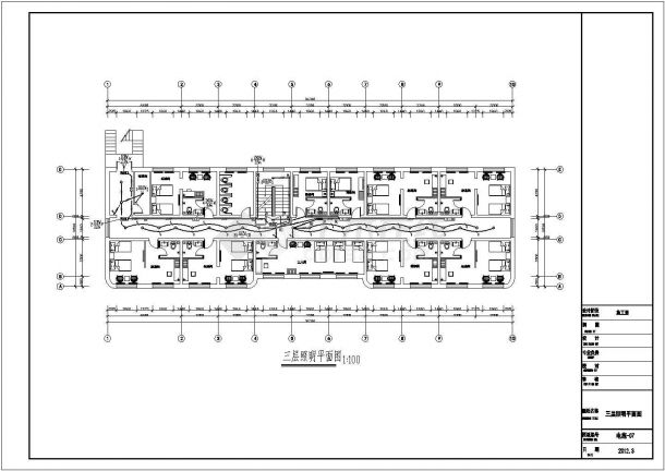 新疆某地上四层酒店电气施工图纸(二级负荷)-图二