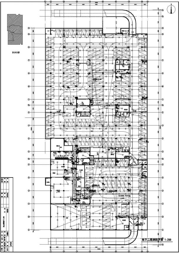某43246㎡五层科研楼电气消防系统施工图纸(一级负荷)-图二