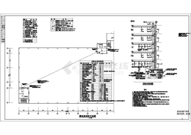 某26680㎡四层重型厂房电气施工图纸（二级负荷）-图二