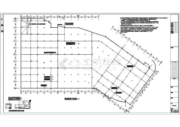 [滁州]某七层商业广场电气施工图纸（含电气设计说明）-图二