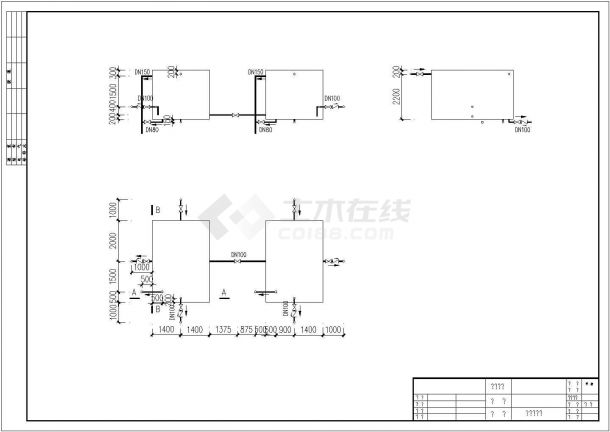 武汉某十三层宾馆消防系统改造施工图-图一