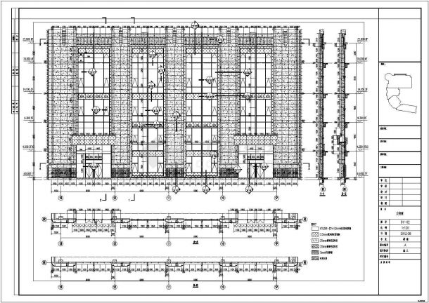 [浙江]36层框架核心筒结构五星级酒店幕墙施工图（附楼五层）-图二