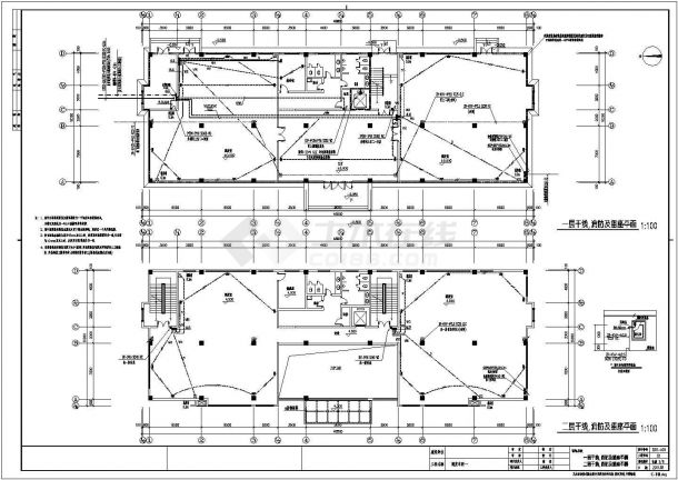 [苏州]某四层钢筋混凝土结构大型车间电气施工图纸-图二