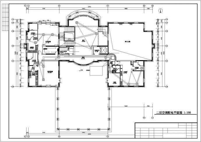 某2244㎡地上三层高档别墅电气施工图纸（含电气设计说明）_图1