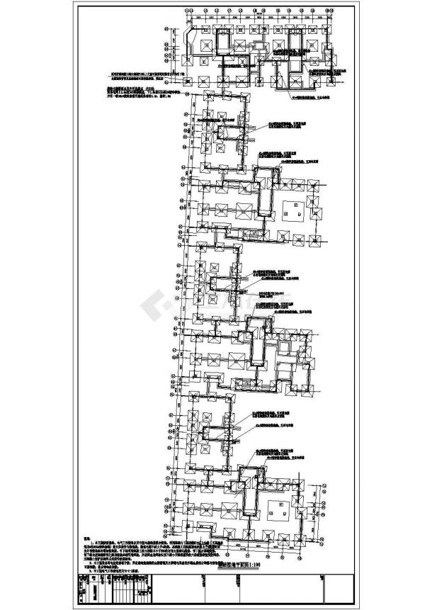 [无锡]某小区地上五层住宅楼电气施工图纸（三级负荷）-图二