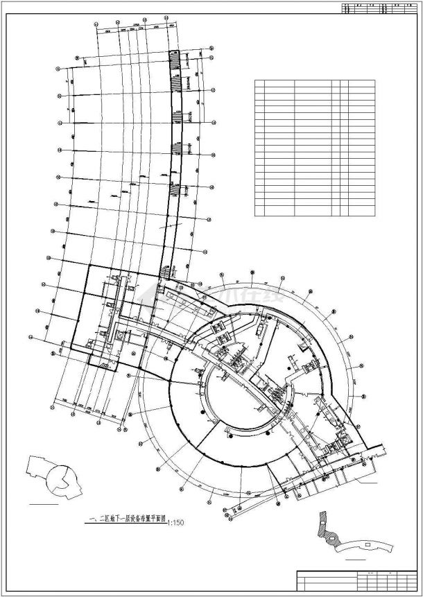 [吉林]48909㎡五层国际大酒店暖通空调设计施工图-图一
