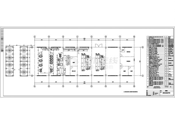 40000㎡机场直燃机房暖通空调系统设计施工图-图二