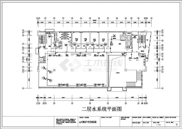[安徽]10000㎡十四层酒店中央空调系统设计施工图-图一