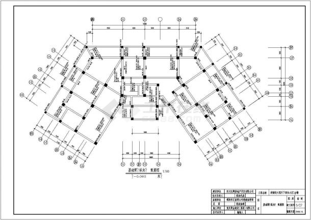 某地11层框架结构公寓全套结构施工图-图一