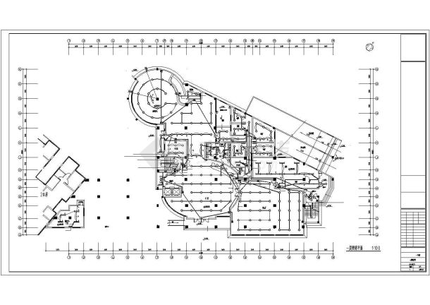 [无锡]某六层钢筋混凝土结构宾馆电气施工图纸-图一