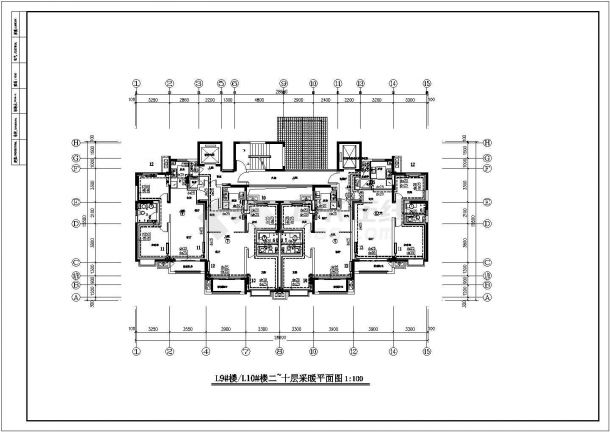 【北京】住宅改造安置工程采暖通风防排烟系统设计施工图（详图多）-图一
