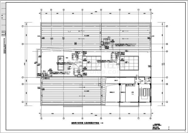 综合性学校建筑暖通空调系统设计施工图（建筑形式多风冷热泵系统）-图一