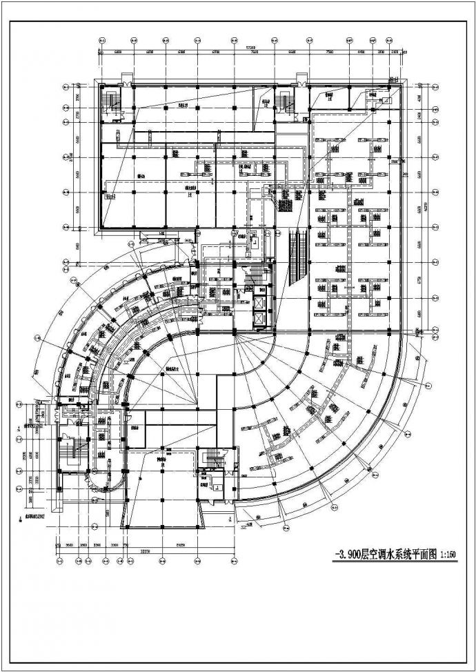 【黑龙江】二类办公楼空调采暖通风及防排烟系统设计施工图_图1