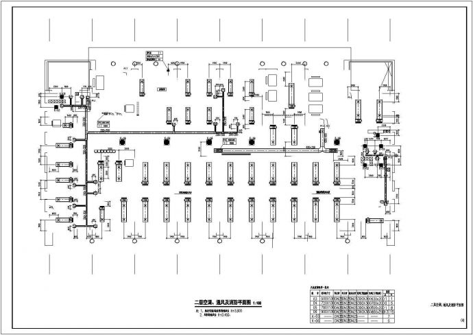 高层医院病房大楼暖通空调全套系统设计施工图（水源热泵）_图1