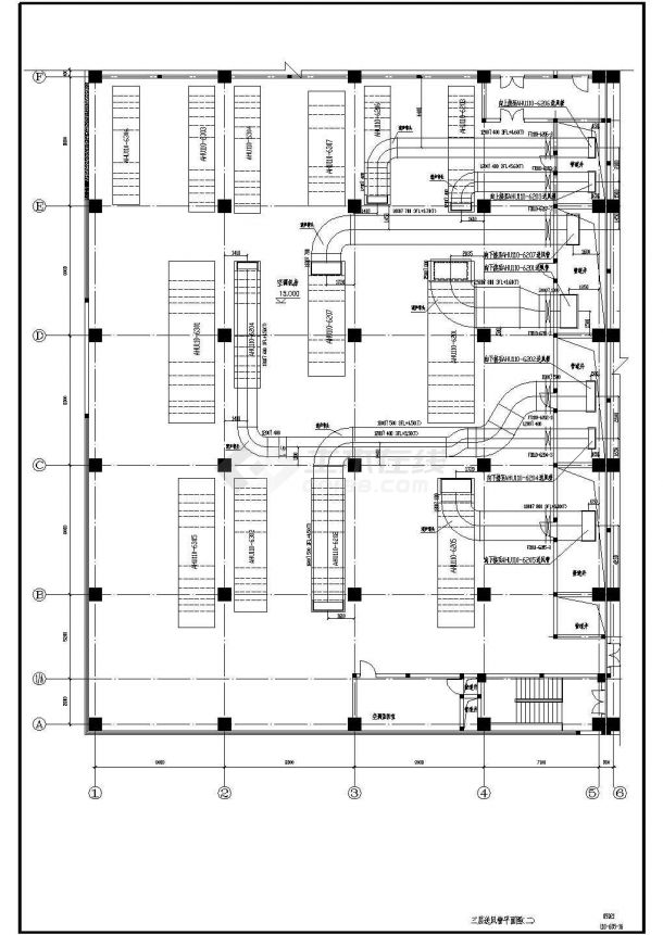 【河北】大型生产厂房暖通空调全套系统设计施工图（流程图多）-图二