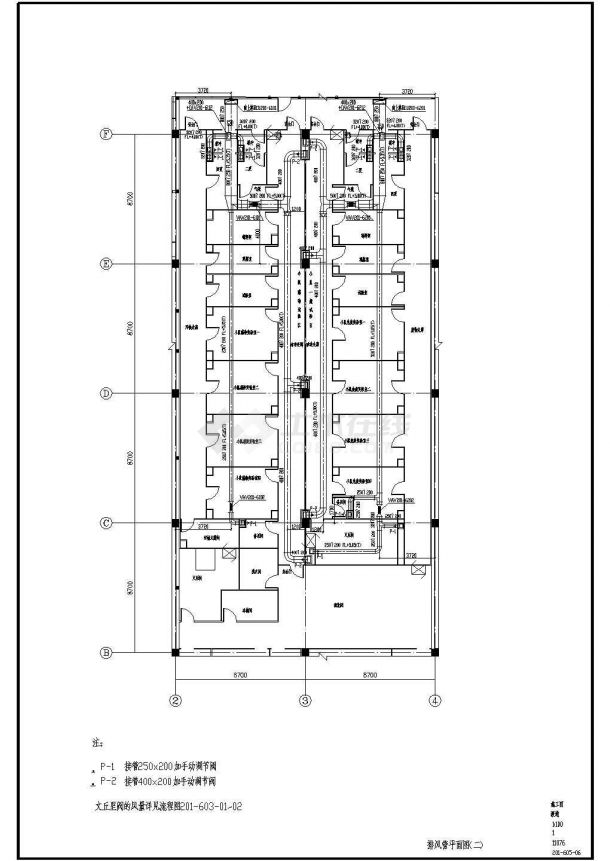 【吉林】厂房建筑暖通空调系统全套设计施工图（含控制点流程图）-图二